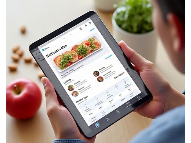 Lumina Wellspring nutrition app dashboard showing personalized meal plan and tracking